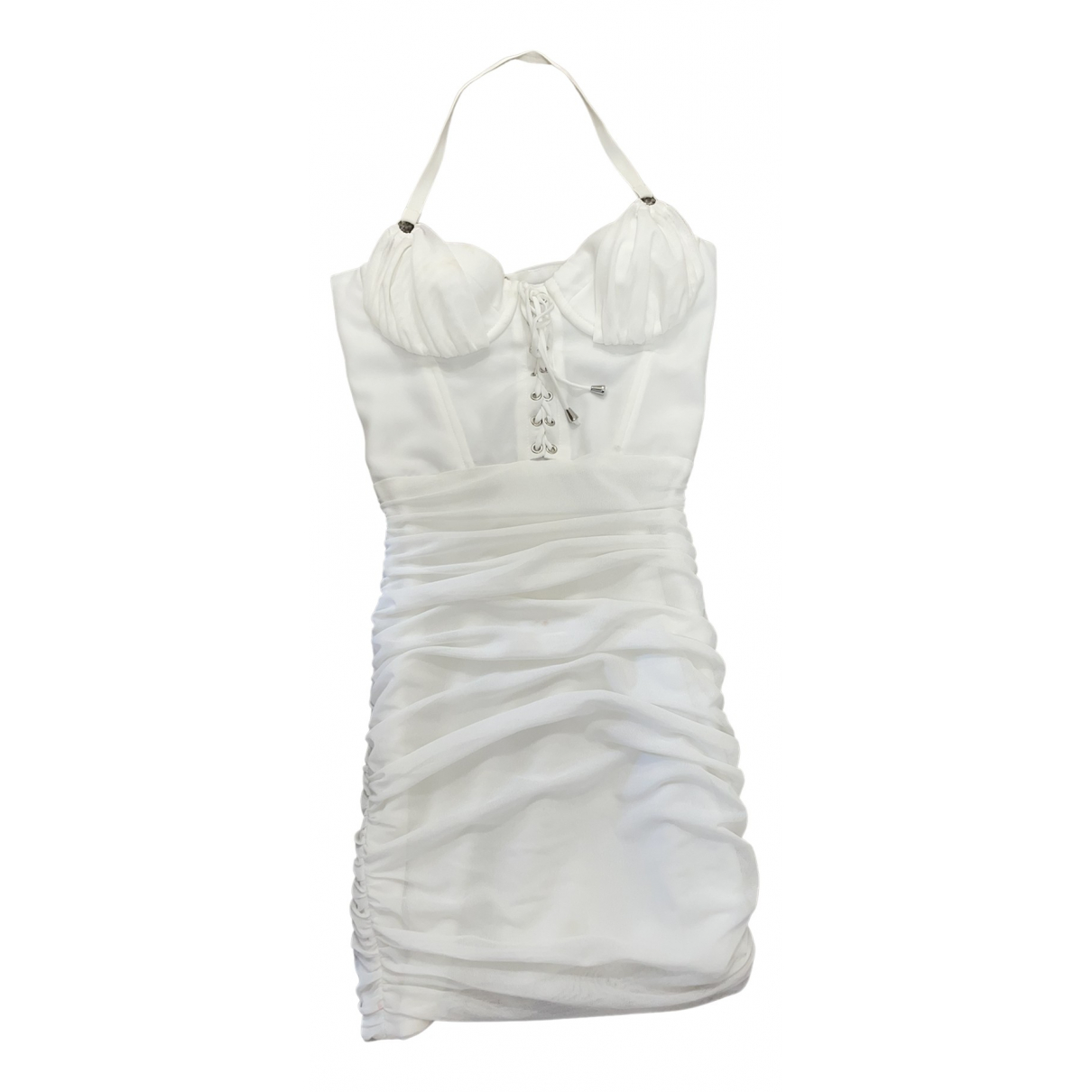 Mini dress OH POLLY White size 4 UK in 